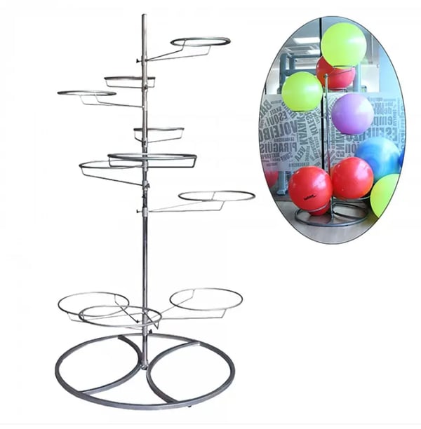 Stehende Unterstützung für riesige Bälle